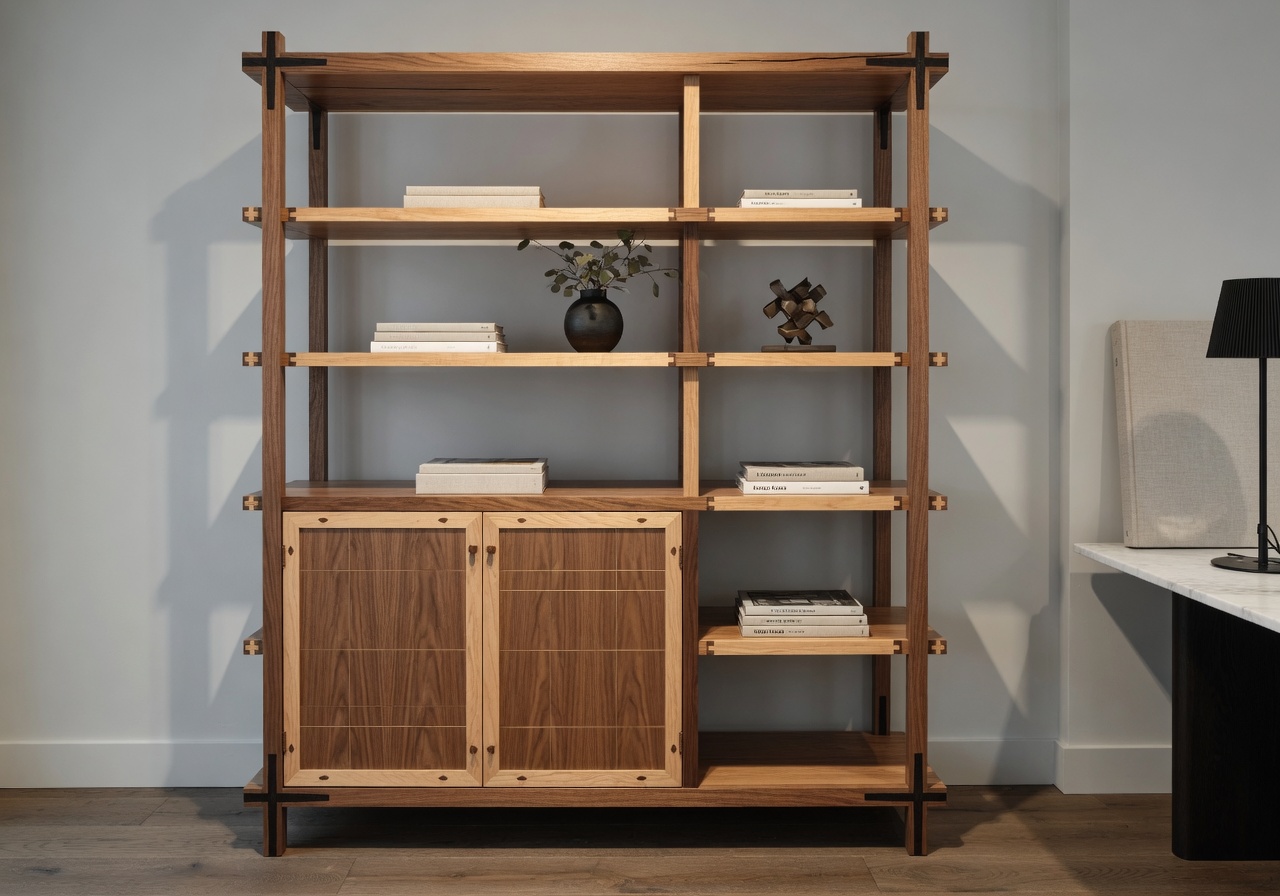 Precision joinery on high-quality timber